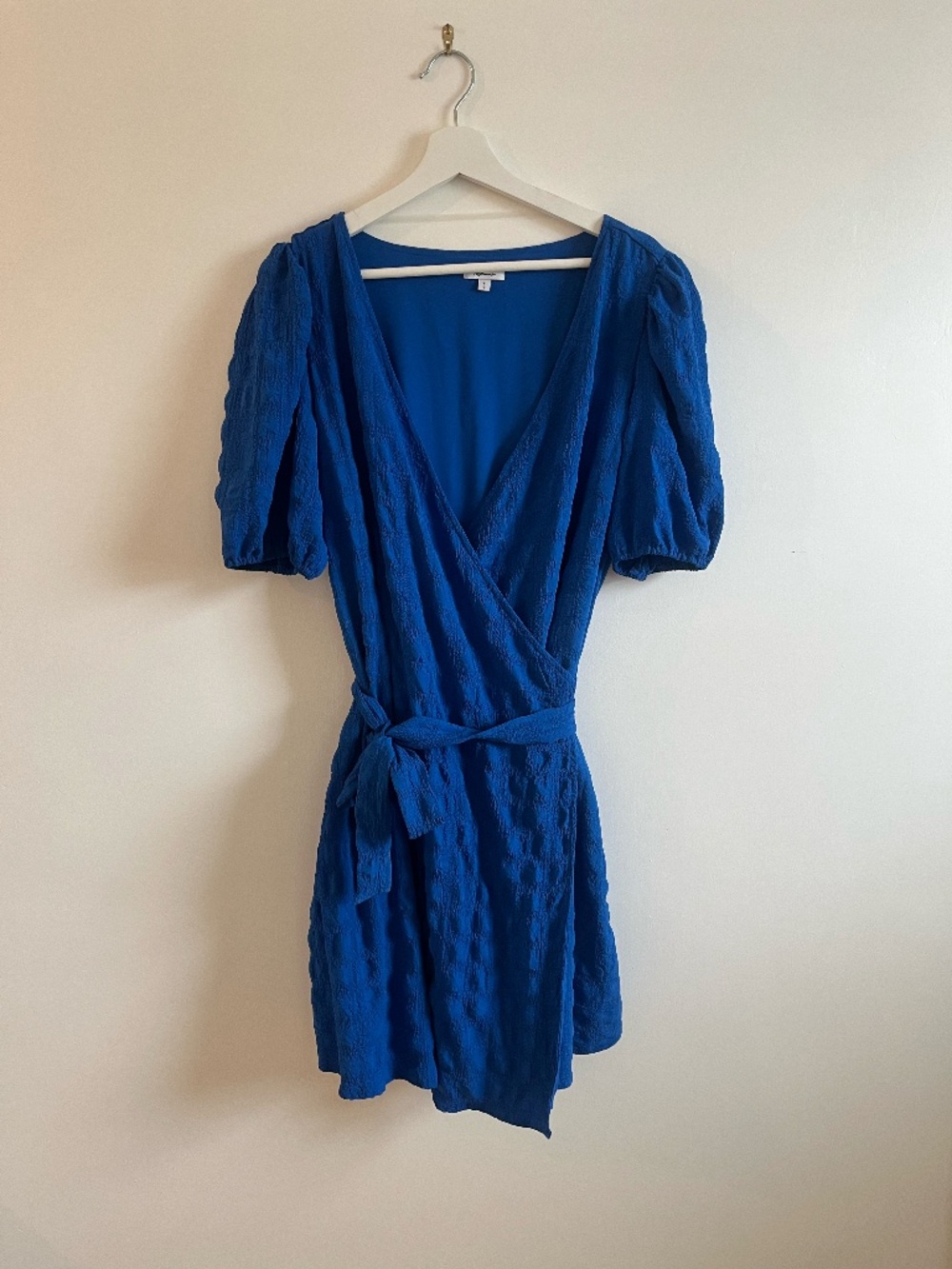 Reitmans Blue Wrap Dress Large
